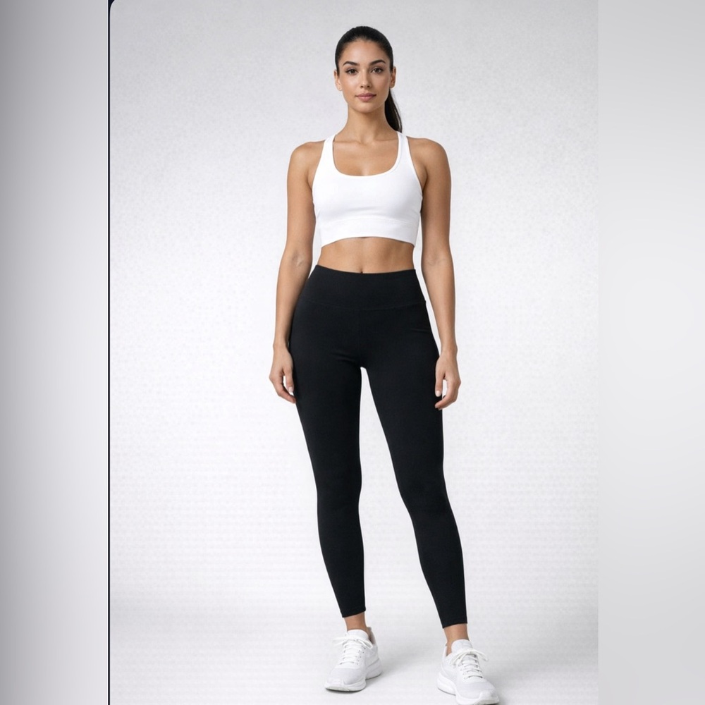 Yunoga High-Rise Black Active Leggings